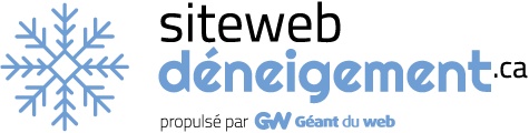 Conception web pour entreprises de déneigement - Géant du web